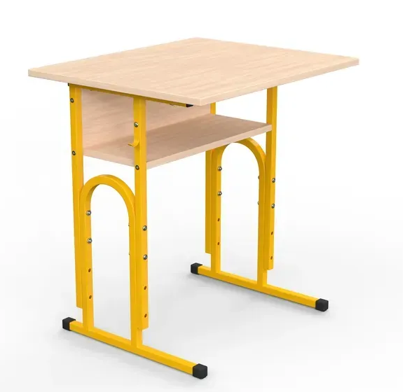 Стіл учнівський 05 №4-6/700х500 прямі кути без полиці МФ Вересень